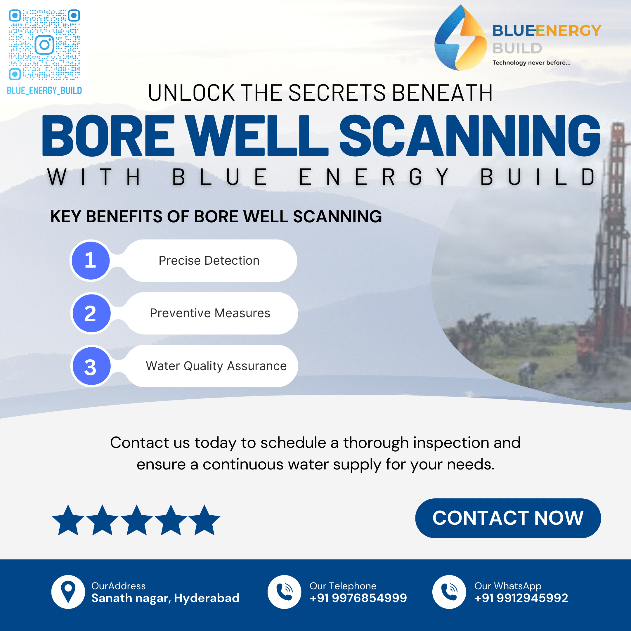 Borewell camera scanning Borewell camera scanning